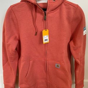 Carhartt womens small coral jacket brand new